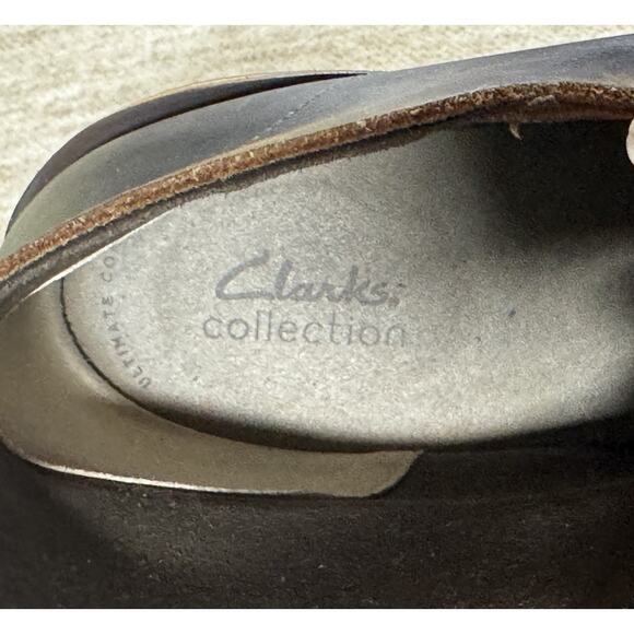 Clarks Collection Mens brown Leather Chukka Ankle Boots size 9.5M main image 9